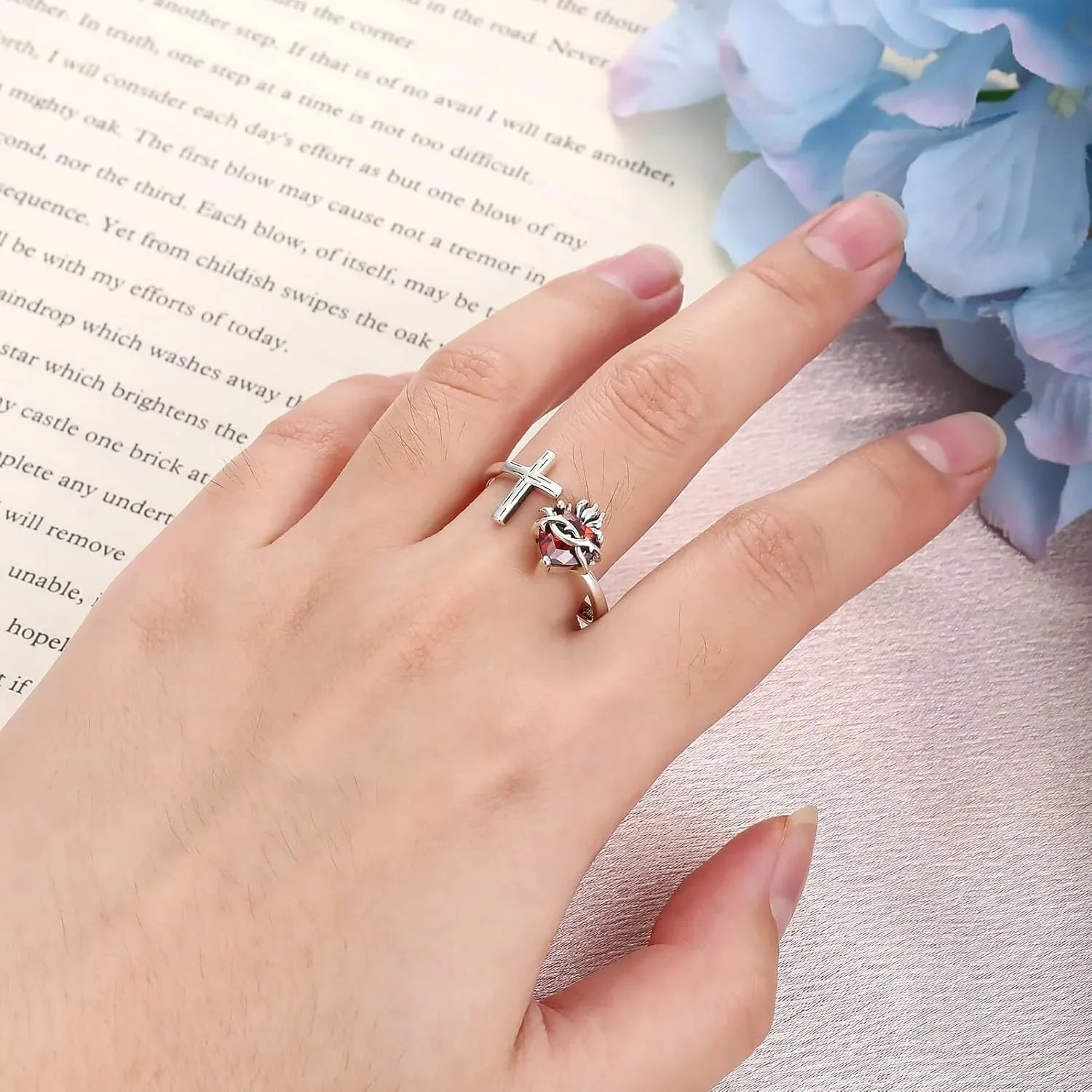 Anel Ajustável Sagrado Coração