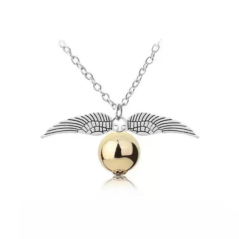 Colar + Pulseira Pomo de Ouro - Harry Potter