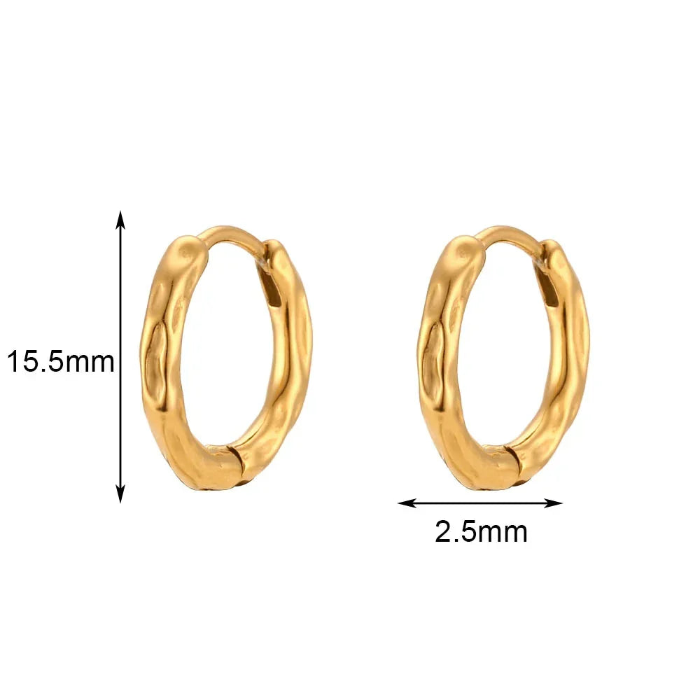 Brincos Argola Banhado a Ouro
