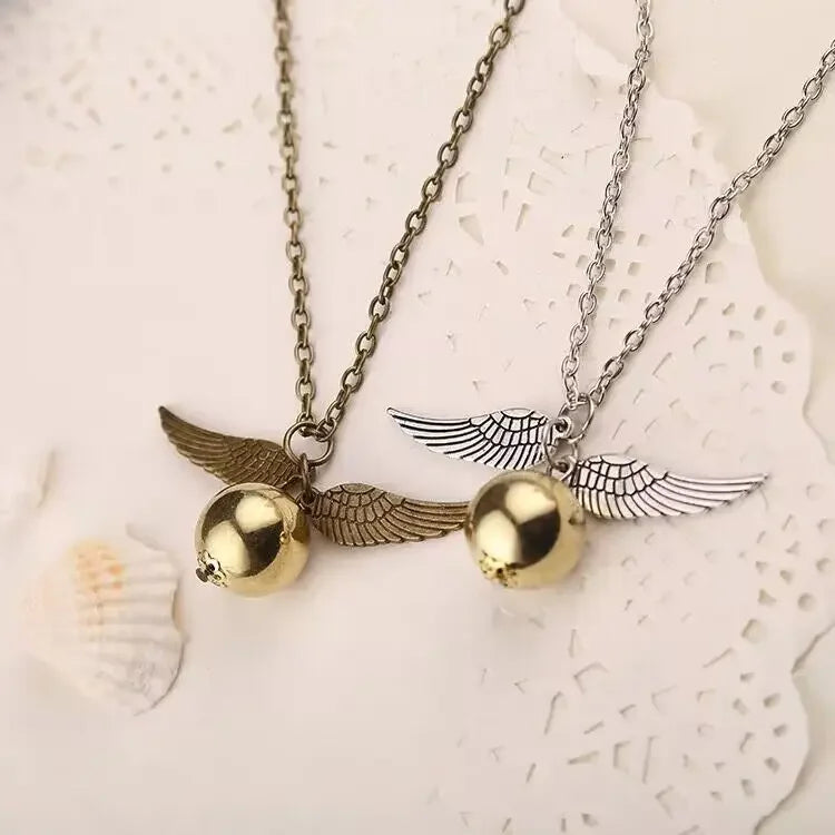 Colar + Pulseira Pomo de Ouro - Harry Potter