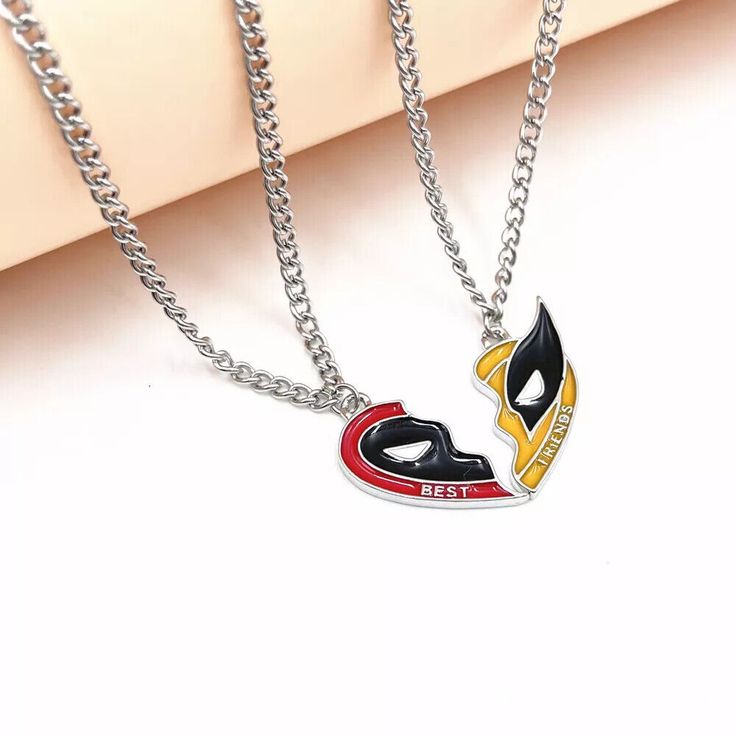 Colar Deadpool x Wolverine Best Friends